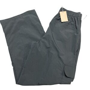 Wilo The Label‎ Anthropologie Pants Womens XS Charcoal Gray Parachute Fly Cargo